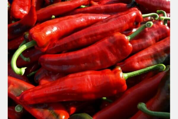 Paprika: zoete puntpaprika